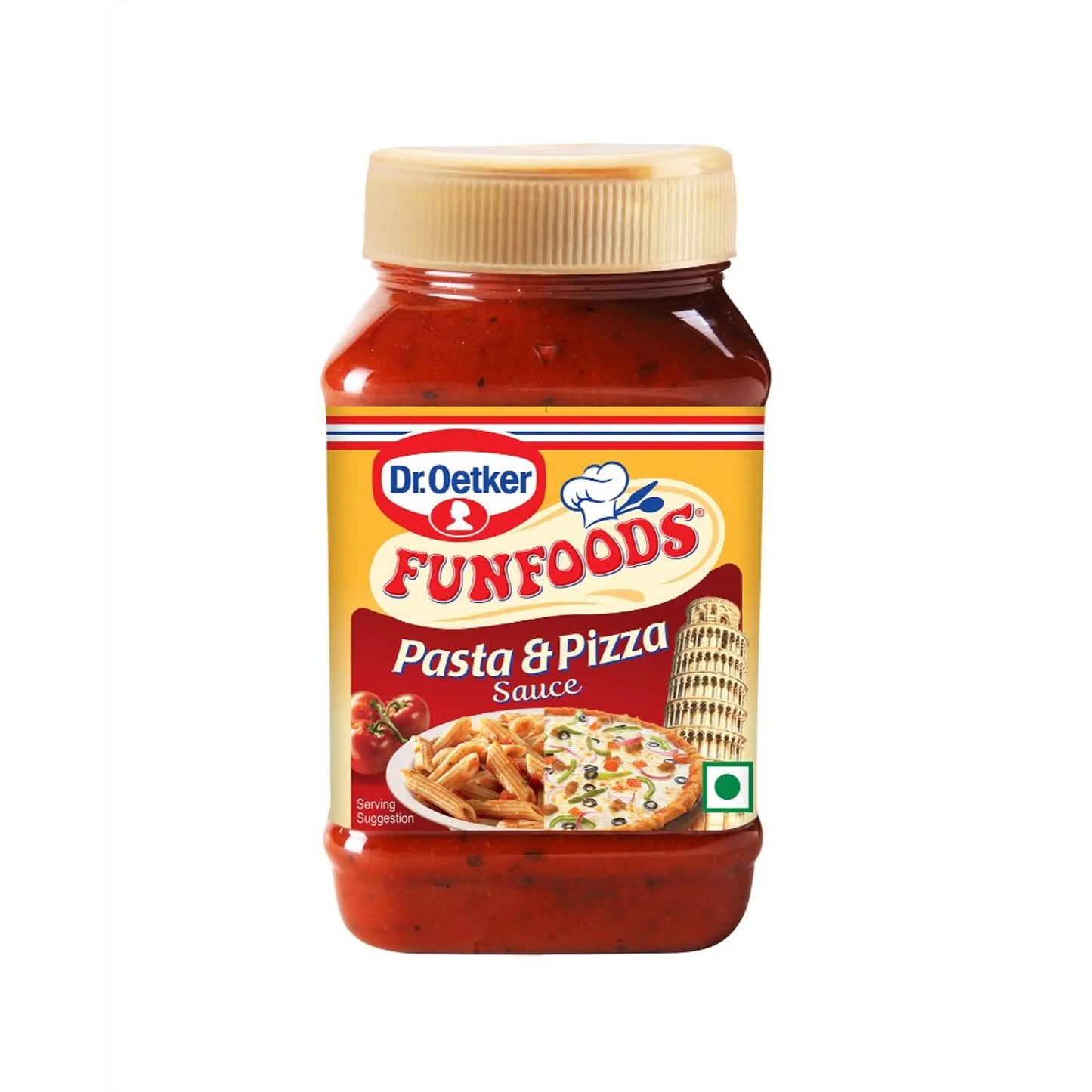 FUN FOOD PASTA & PIZZA SAUCE 325 GM JAR.