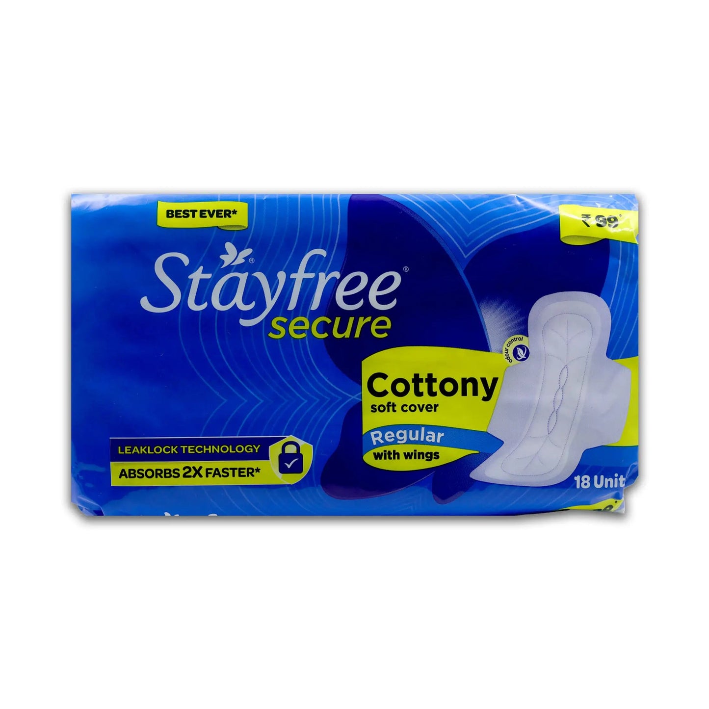 STAYFREE SECURE COTTONY SOFT REGULAR 20 PADS