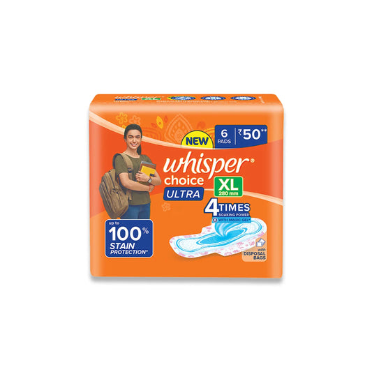 WHISPER CHOICE ULTRA WINGS 6PADS.