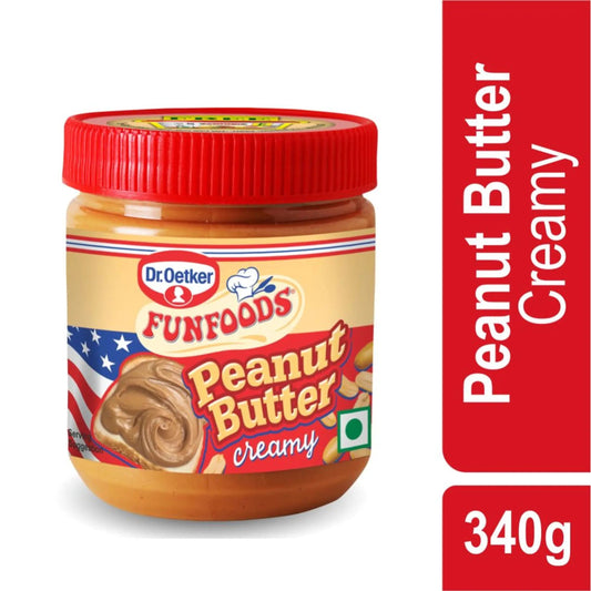 FUN FOOD PEANUT BUTTER CREAMY 340 GM.JAR