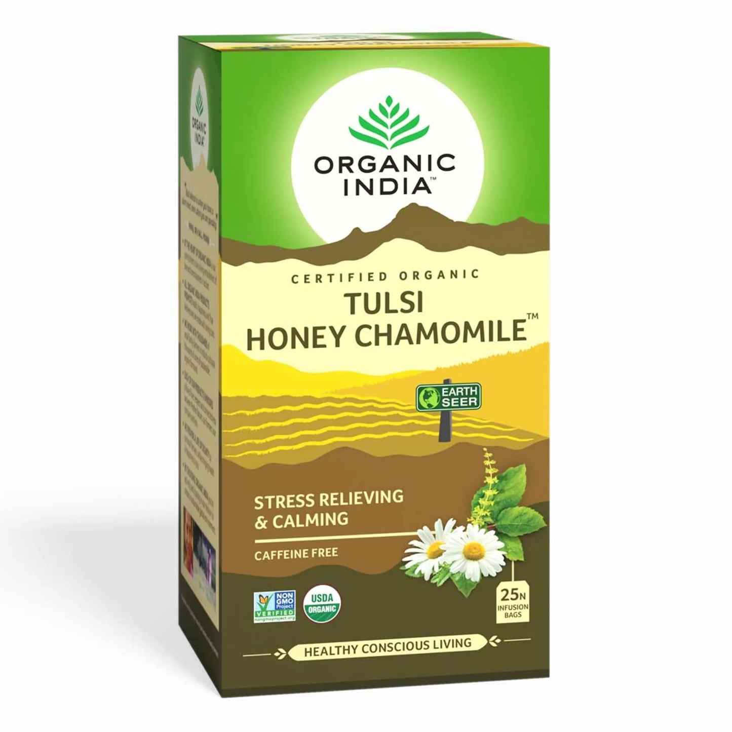 ORGANIC INDIA TULSI CHAMOMILE TEA - 25 TEA BAGS
