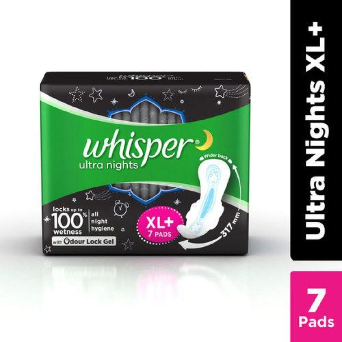WHISPER ULTRA NIGHTS XXL 7 PADS