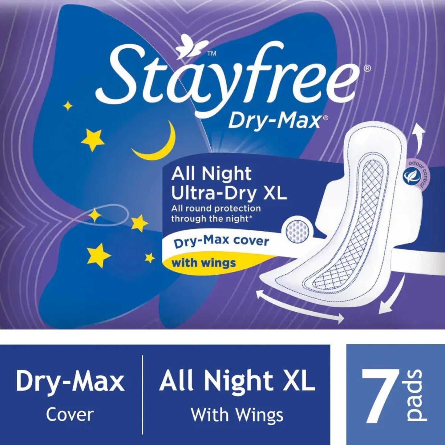 STAYFREE ALL NIGHT ULTRA DRY (XL) 7 PADS