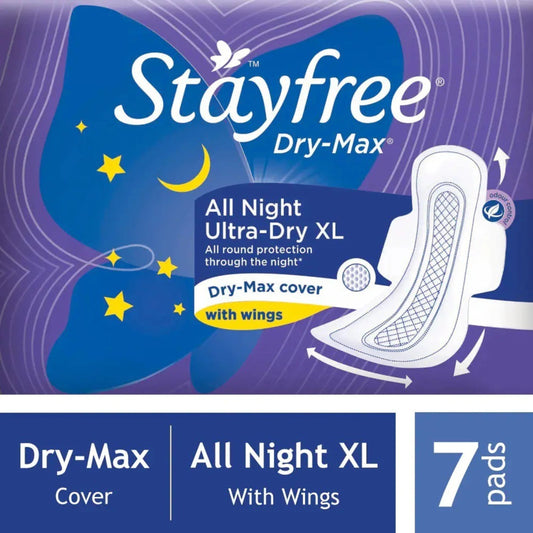 STAYFREE ALL NIGHT ULTRA DRY (XL) 7 PADS